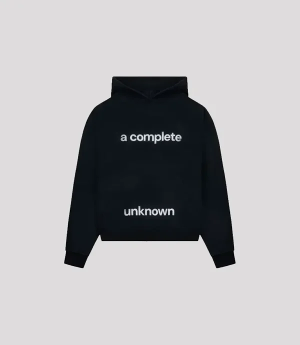 A Complete Unknown Black Hoodie