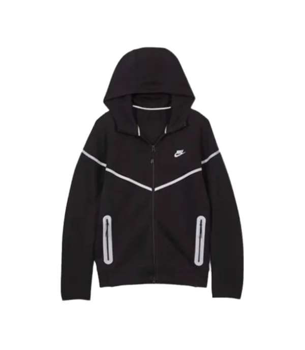 Tech Windrunner Reflective Jacket Black