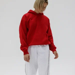 Apple Red Oversized Hoodie