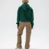 Classic Bottle Green Oversized Hoodie New