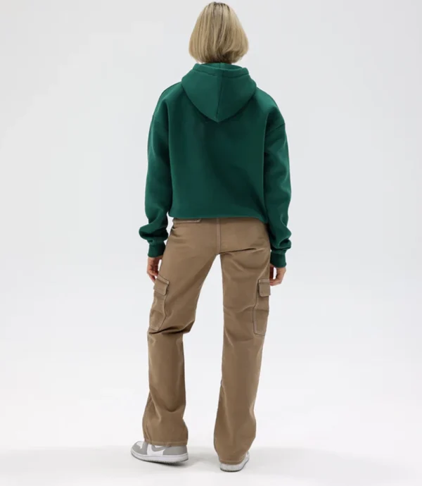 Classic Bottle Green Oversized Hoodie New