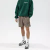 Classic Bottle Green Oversized Hoodie Men
