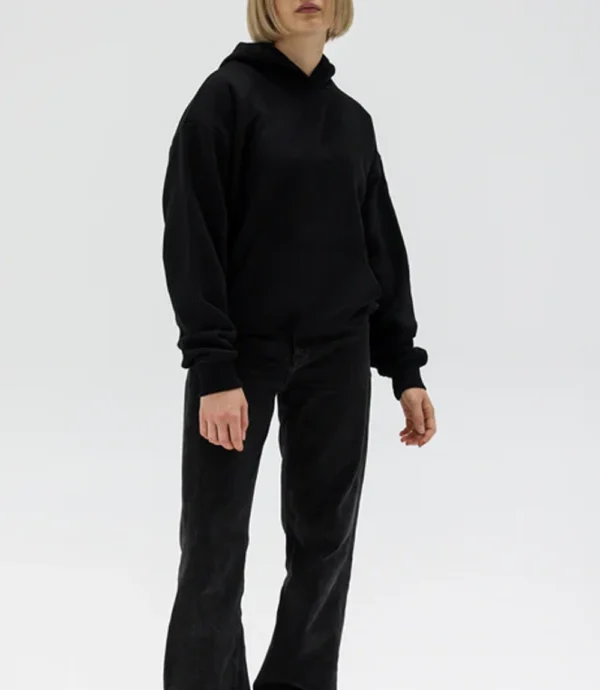 Classic Black Oversized Hoodie
