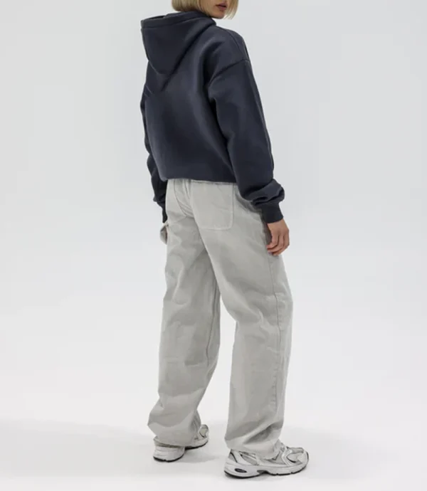 Oversized Pullover Hoodie Dark Grey