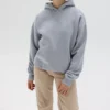 New Era Grey Oversized Hoodie