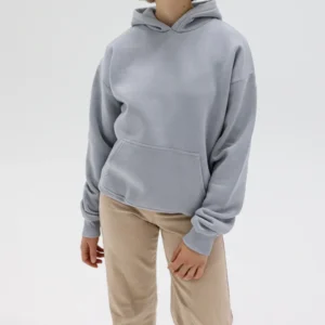 New Era Grey Oversized Hoodie