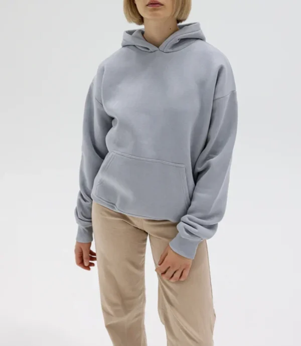 New Era Grey Oversized Hoodie