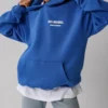 No More Blue Pullover Hoodie