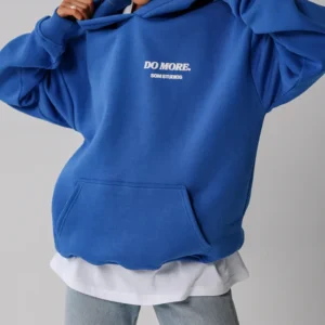 No More Blue Pullover Hoodie