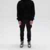 Unisex Classic Black Oversized Hoodie New
