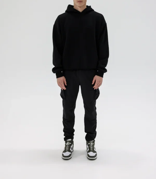 Unisex Classic Black Oversized Hoodie New